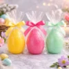 Kolorowe jajka pisanki wielkanocne mydełka glicerynowe