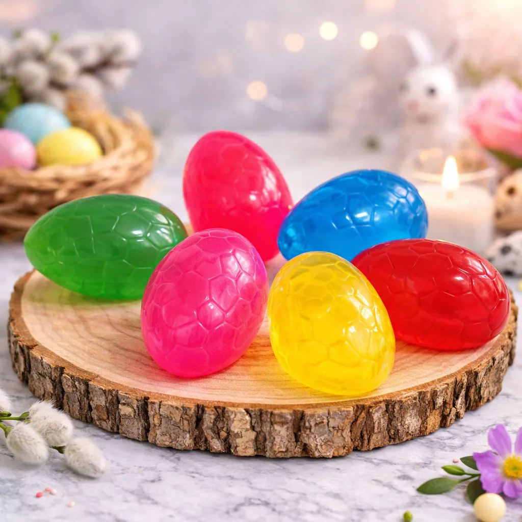 Mini mydełka wielkanocne przeźroczyste jajka pisanki