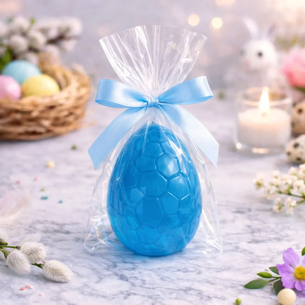 Mini mydełka wielkanocne przeźroczyste jajka pisanki
