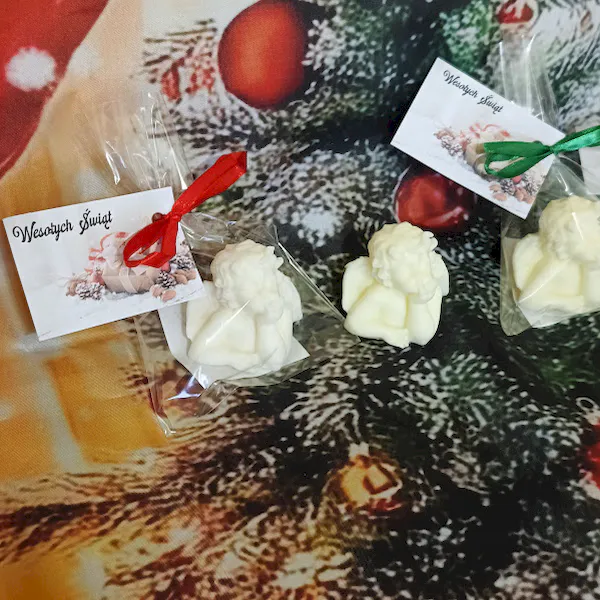 ręcznie robione mydło glicerynowe aniołek