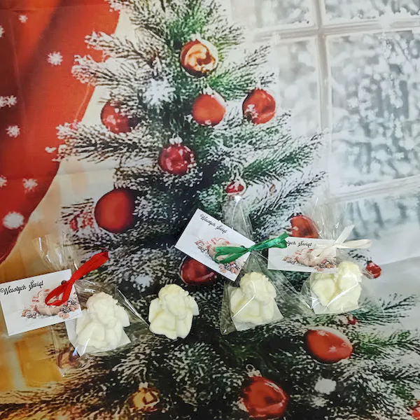 ręcznie robione mydło glicerynowe aniołek