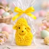 upominek wielkanocny dla gości baranek z mydła handmade