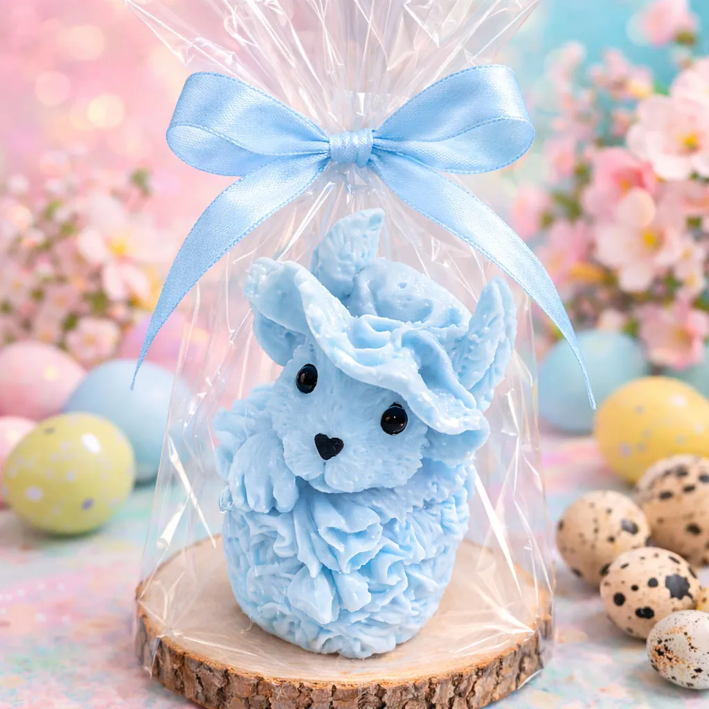 baranek z mydła zapakowany prezent wielkanocny