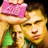 Plakat z Filmu Fight Club z różowym mydłem