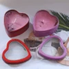 świeca różana sojowa eco w puszce w kształcie serca