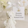 Naturalne mydełko misia na Baby Shower I Komunię Chrzest Roczek