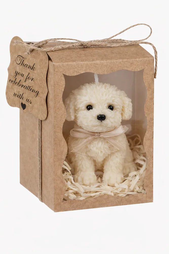 świeca sojowa piesek maltanczyk