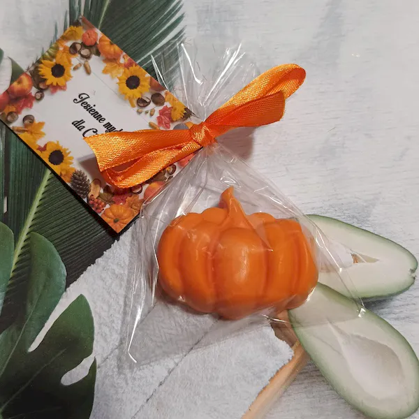 Mini mydełko glicerynowe Dynia 🎃 idealne na prezenty i gadżety reklamowe