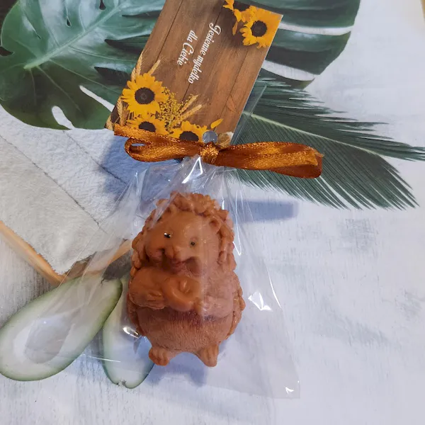 Mini mydełko glicerynowe jesienne jeż