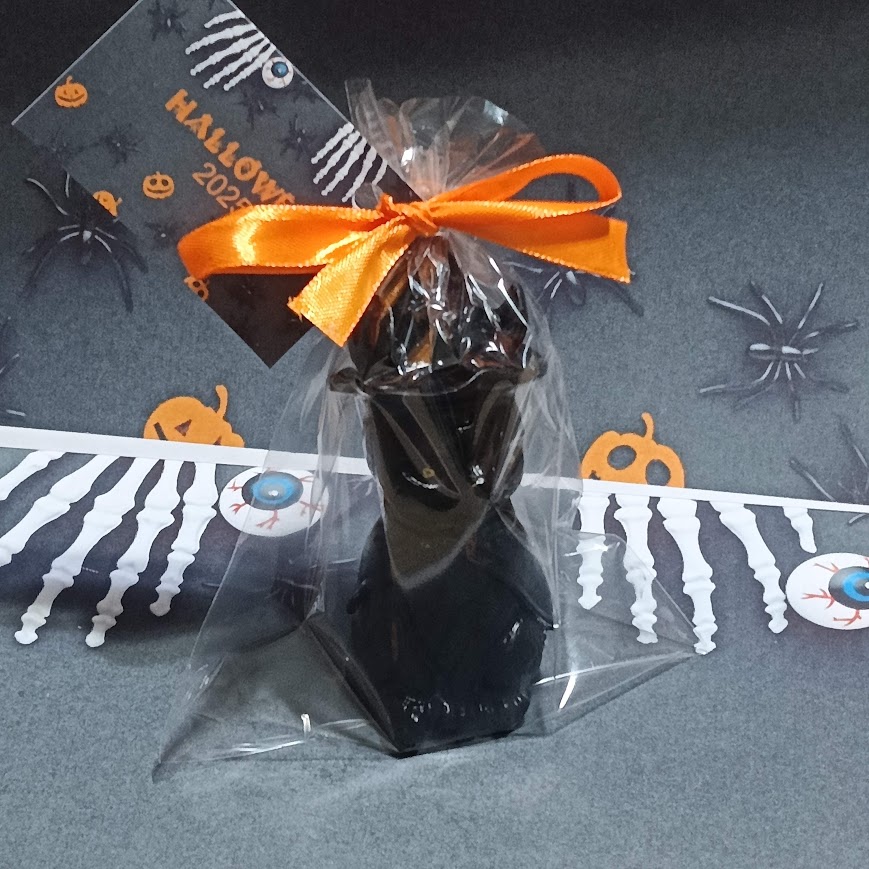 Naturalne mydło glicerynowe czarny kot czarownik na halloween