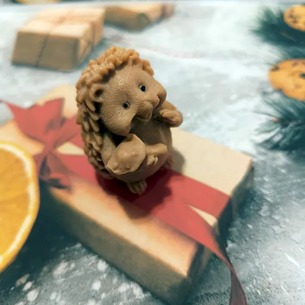 prezent mydło jeż z muchomorem