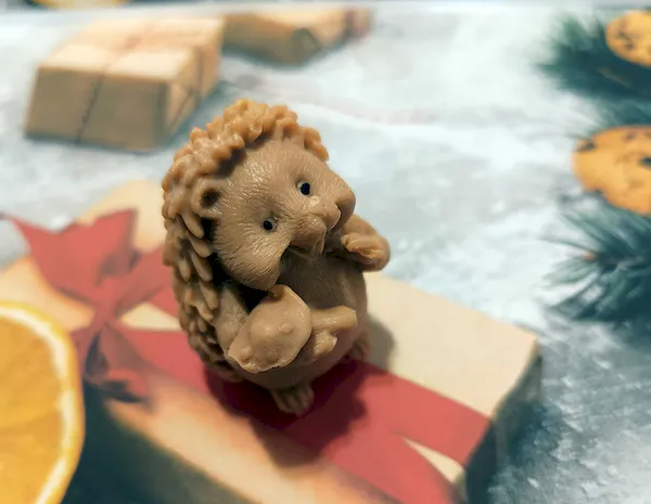 Mini mydełko jeż jesienne do przedszkola