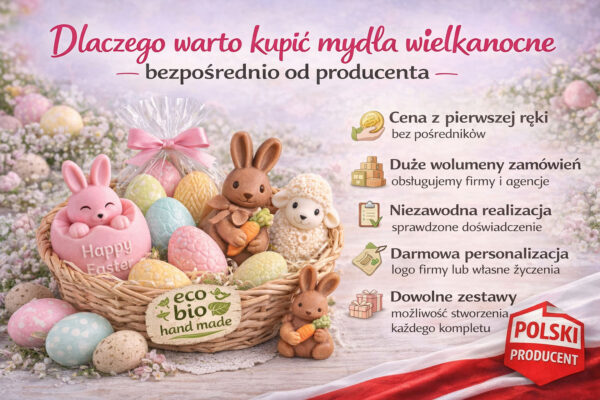 Dlaczego warto kupić mydełka wielkanocne prosto od producenta