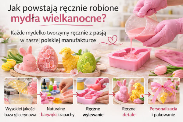 jak powstają ręcznie robione mydła wielkanocne