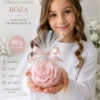 mydlana róża na podziękowania komunię ślub