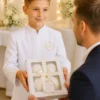 mydlany zestaw [prezentowy elegancki na komunię mydlane kwiaty